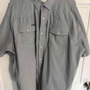 Poncho Brand Men's Pearl Snap Western Shirt - XL Regular Fit